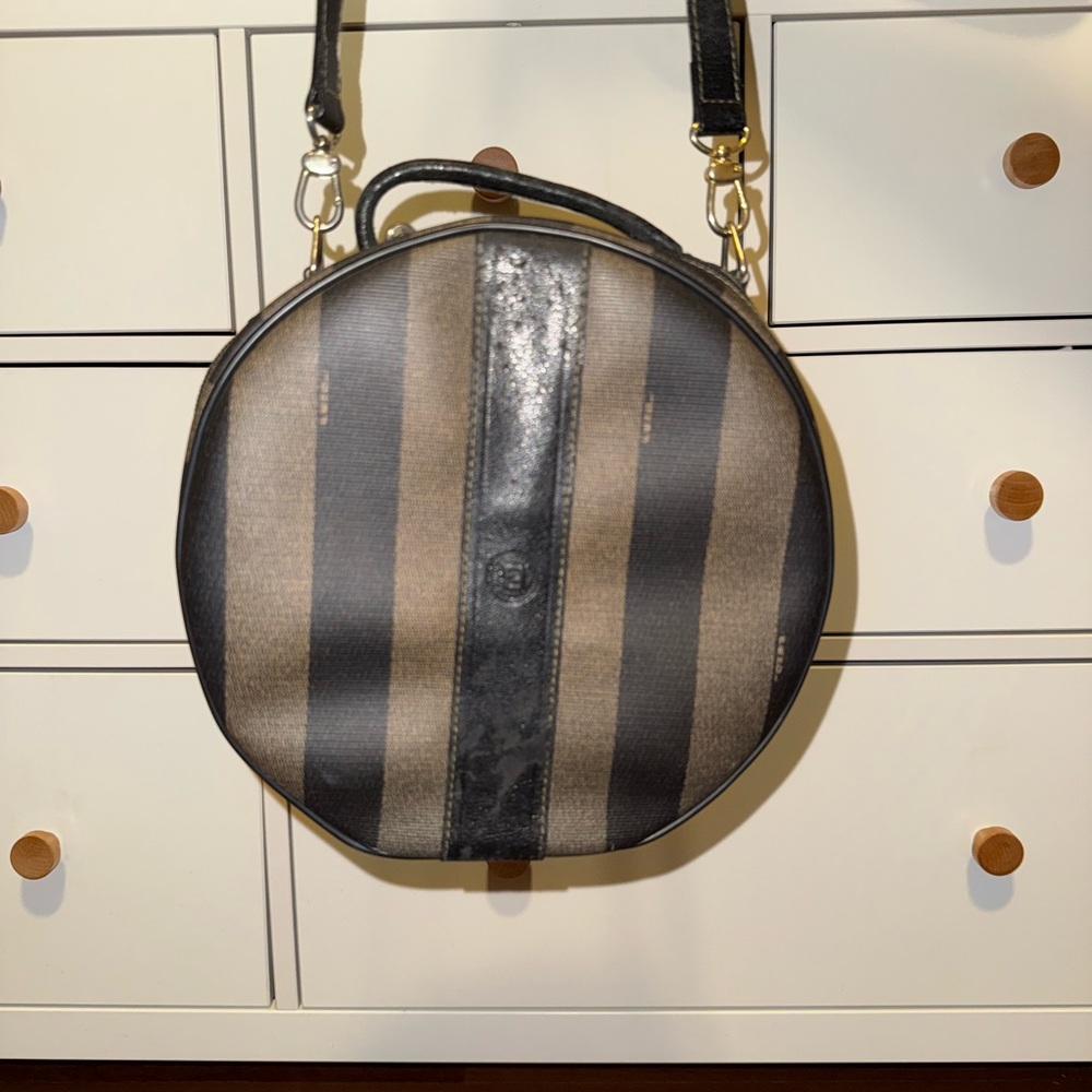 Authentic Vintage Fendi Pequin Road Bag